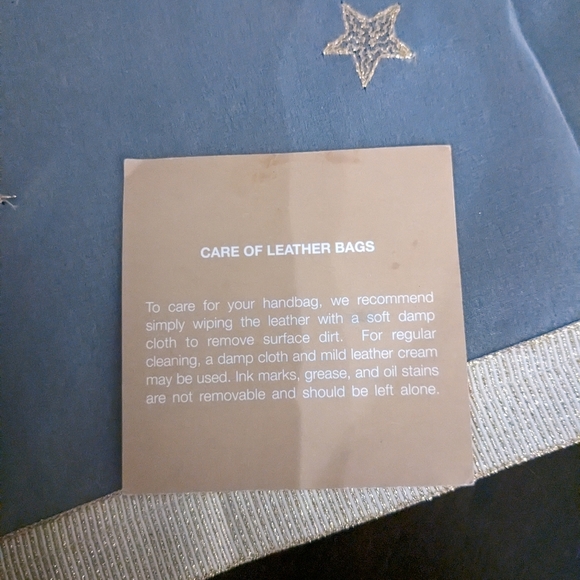 KORS Michael Kors Large Gold Metallic Leather Drawstring Laced Snap Tote 24 - Picture 8 of 11